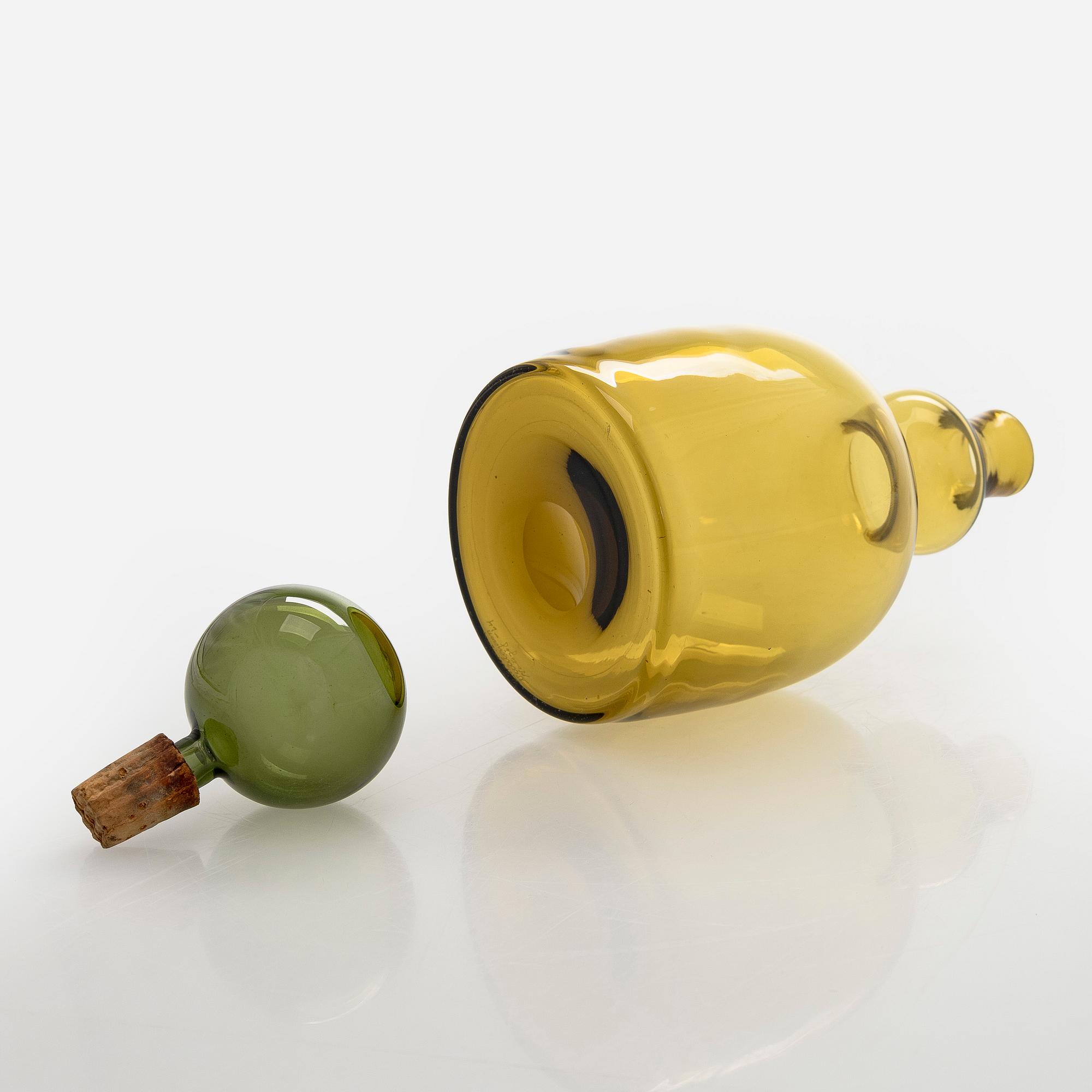 Kaj Franck, karaff KF 503, signerad, K. Franck, Nuutajärvi Notsjö -64.