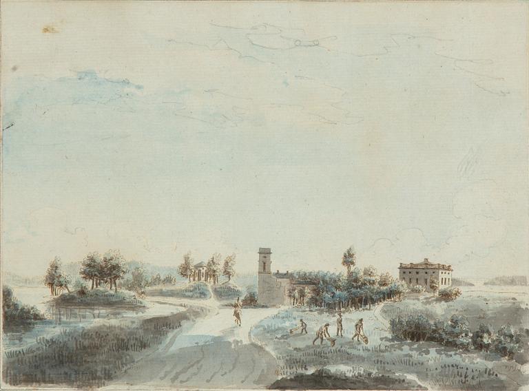 Johan Peter Cumelin, watercolour.