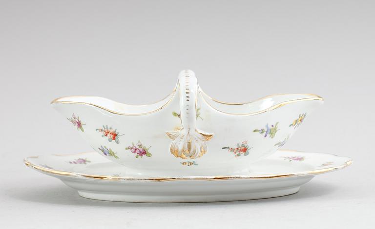 SÅSSKÅL, porslin, Meissen, 1900-talets första hälft.