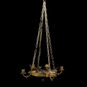 TAKAMPEL, empirstil, 1900-talets mitt, höjd ca 75 cm.