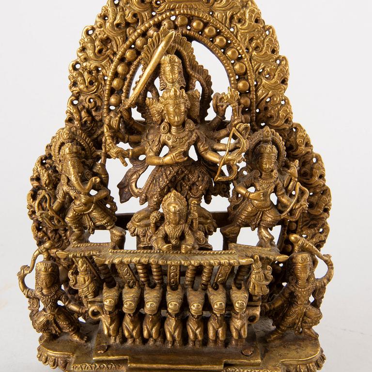 A Nepal bronze sculpture, from appr 1900.