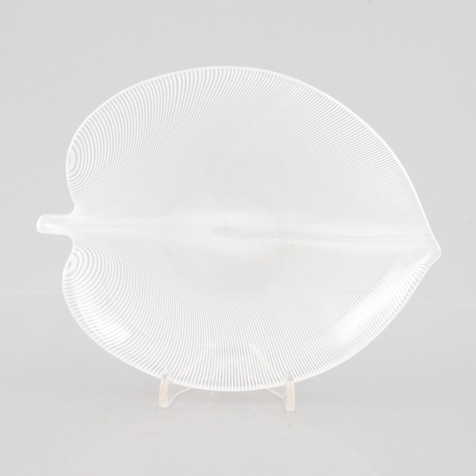 Tyra Lundgren, fat, glas, Venini, Murano, Italien.