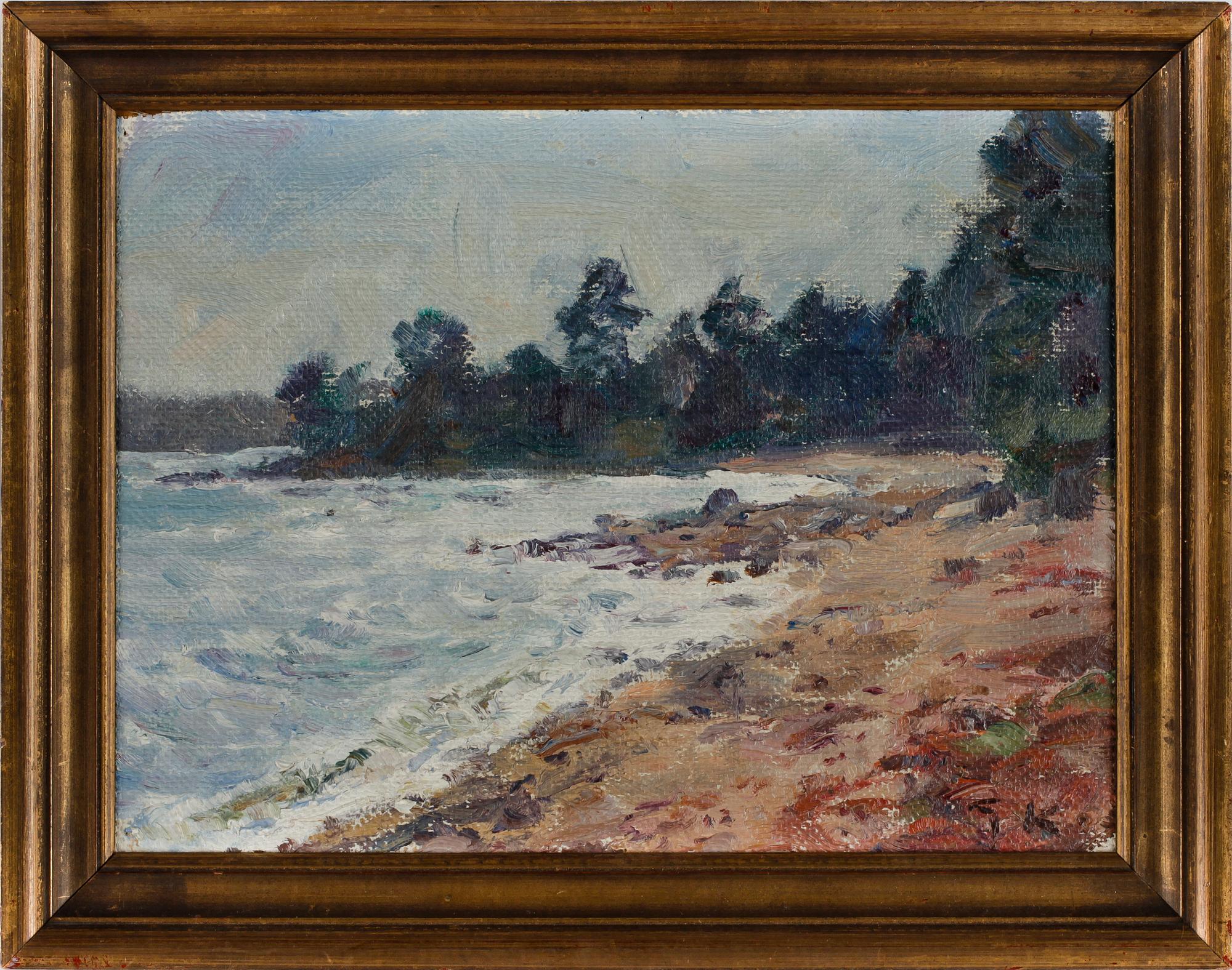 GOTTFRID KALLSTENIUS, olja på duk. Monogramsign.