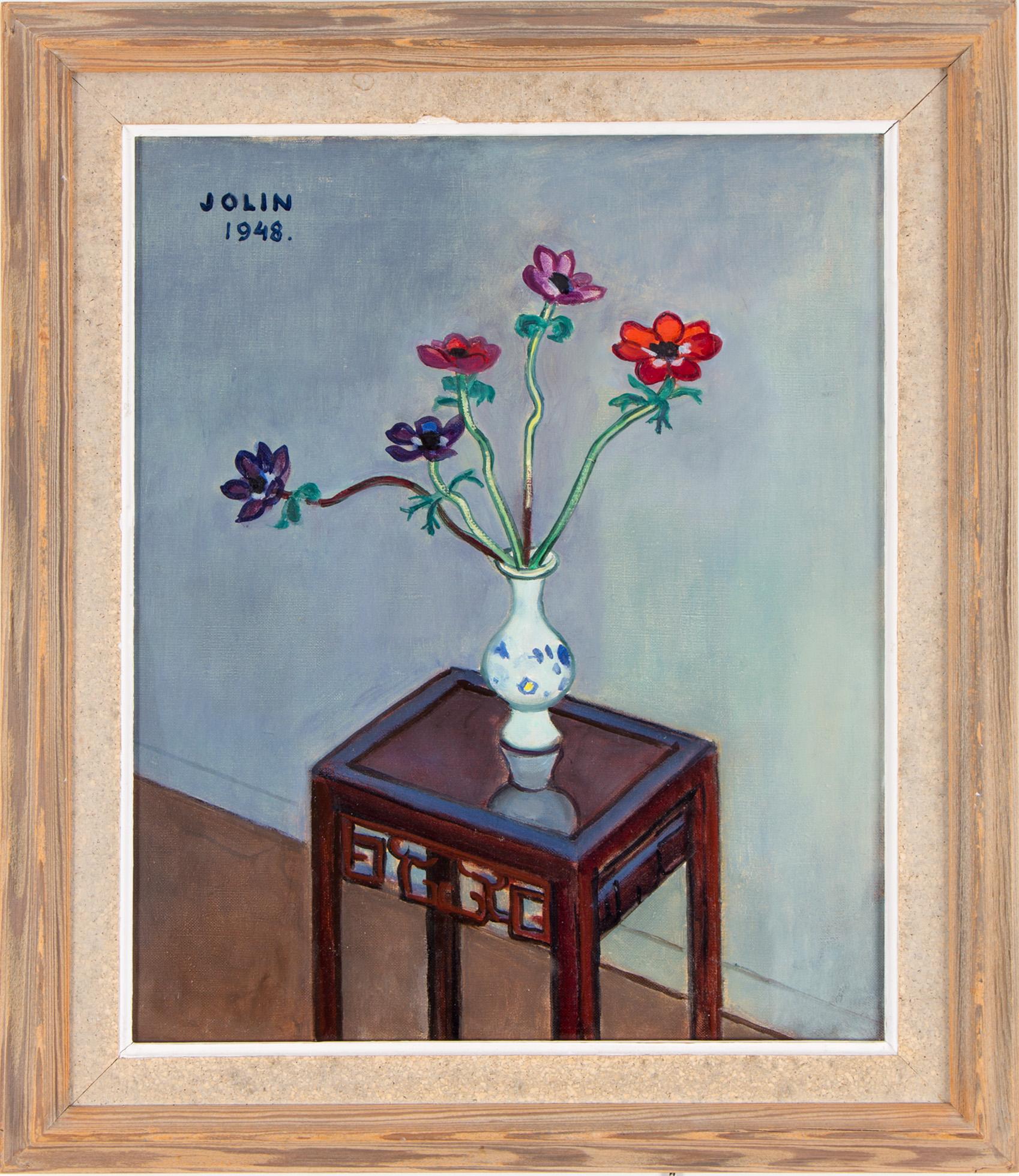 EINAR JOLIN, oil on canvas, signed and dated 1948.