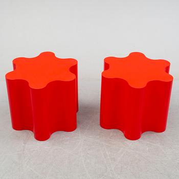 A pair of 'Flower' stools, by Claesson Koivisto Rune, Offecct.