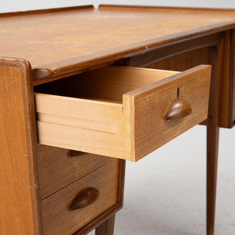 Desk, teak, 1960s.