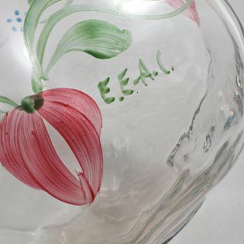 GLASSERVISDELAR, 12 st, "Maja", Eva Englund, Orrefors, 1900-talets andra hälft.