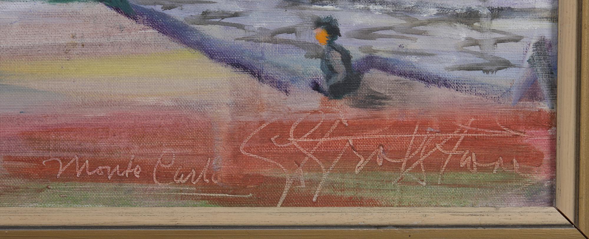 GUSTAF GRAFSTRÖM, olja på pannå, sign.