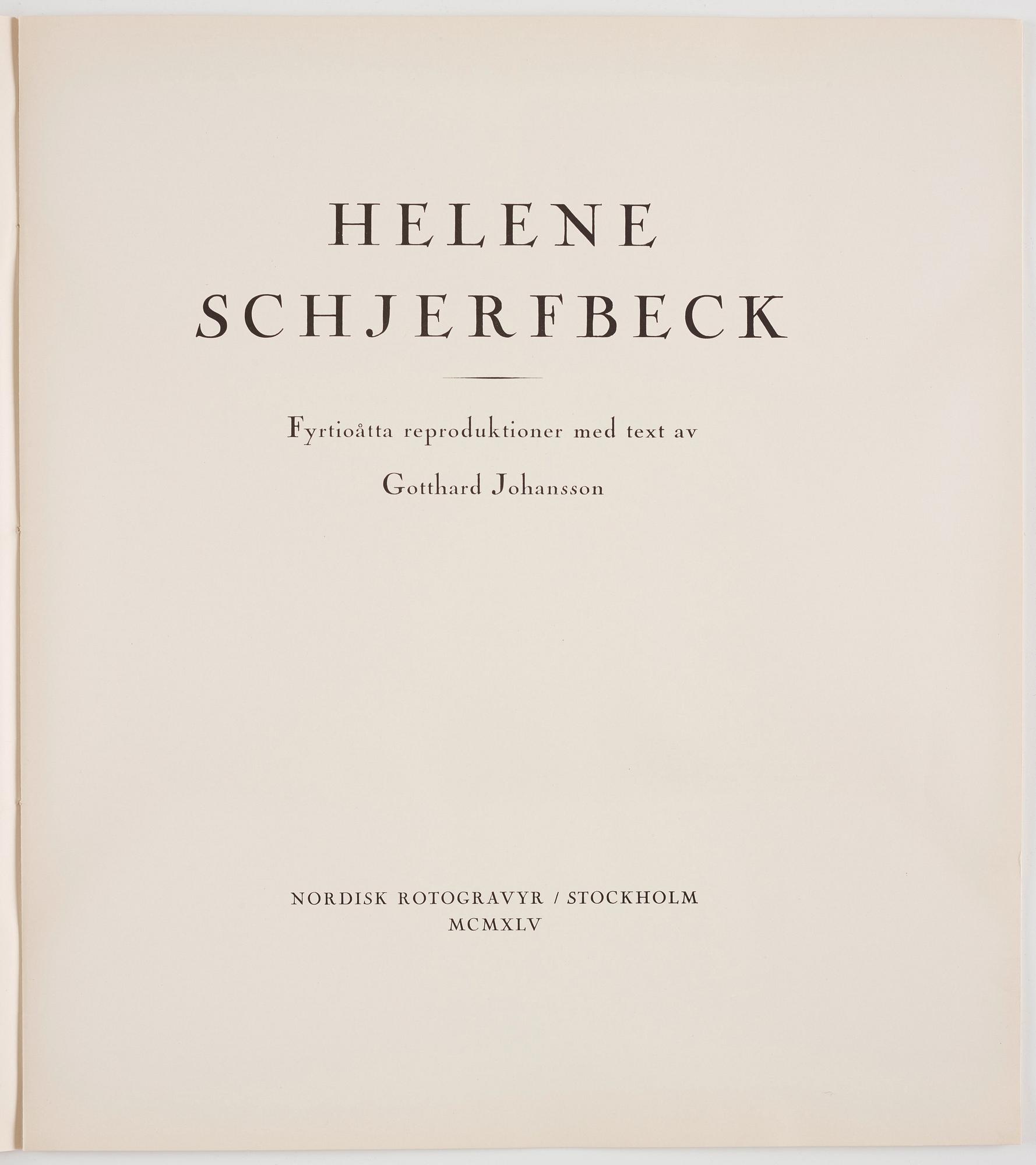 Helene Schjerfbeck After, "Helene Schjerfbeck".