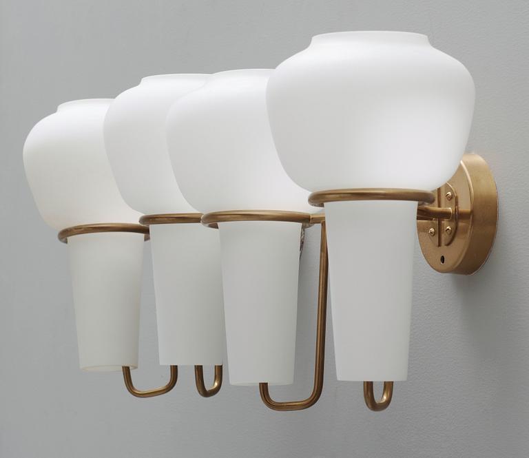 A pair of Hans Agne Jakobsson wall lamps, Markaryd Sweden 1960-70's.
