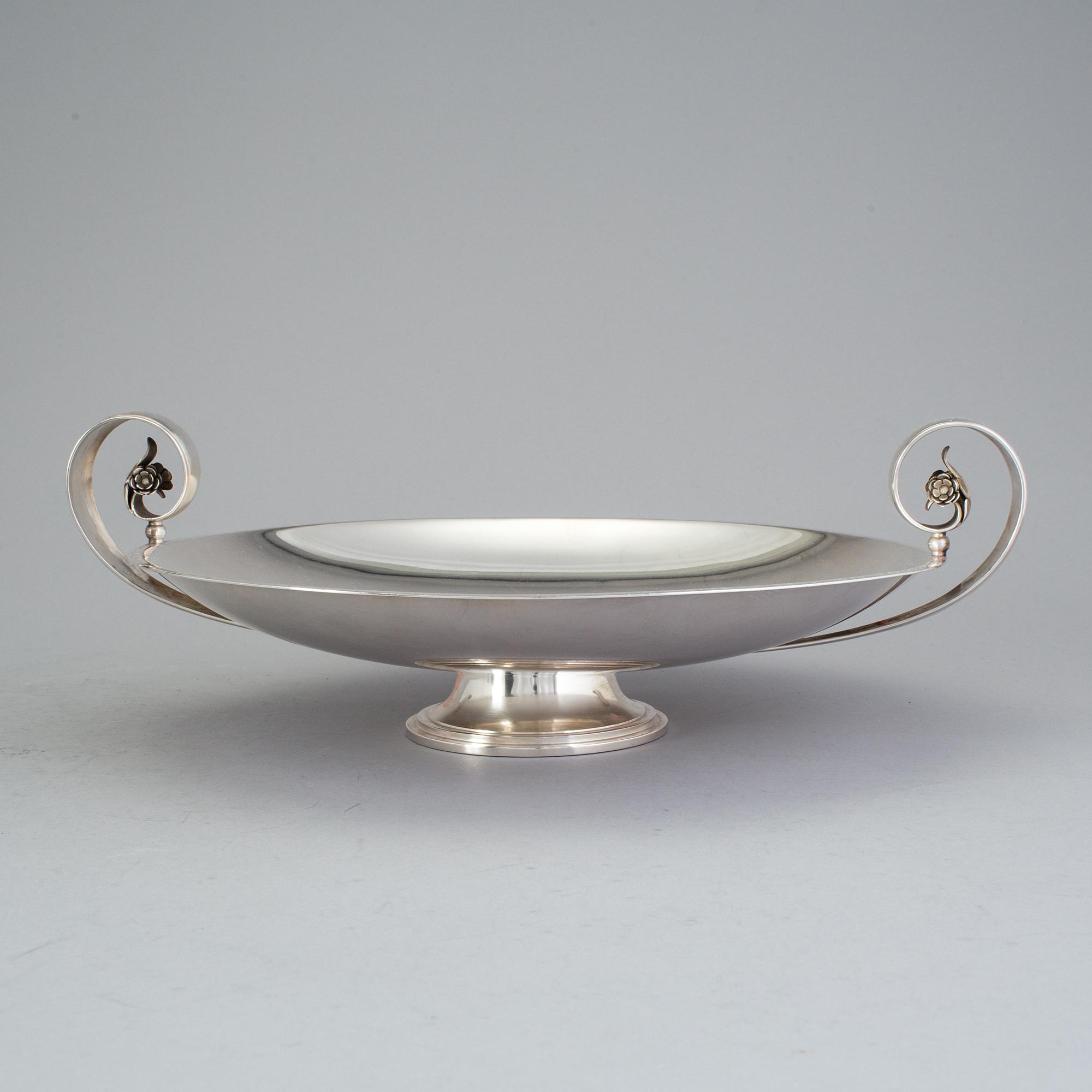 ATELIER BORGILA, skålfat, Stockholm 1930, silver 925/1000.