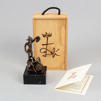 Salvador Dalí, sculpture, bronze, numbered USA 115/2500, stamp signed Dali.