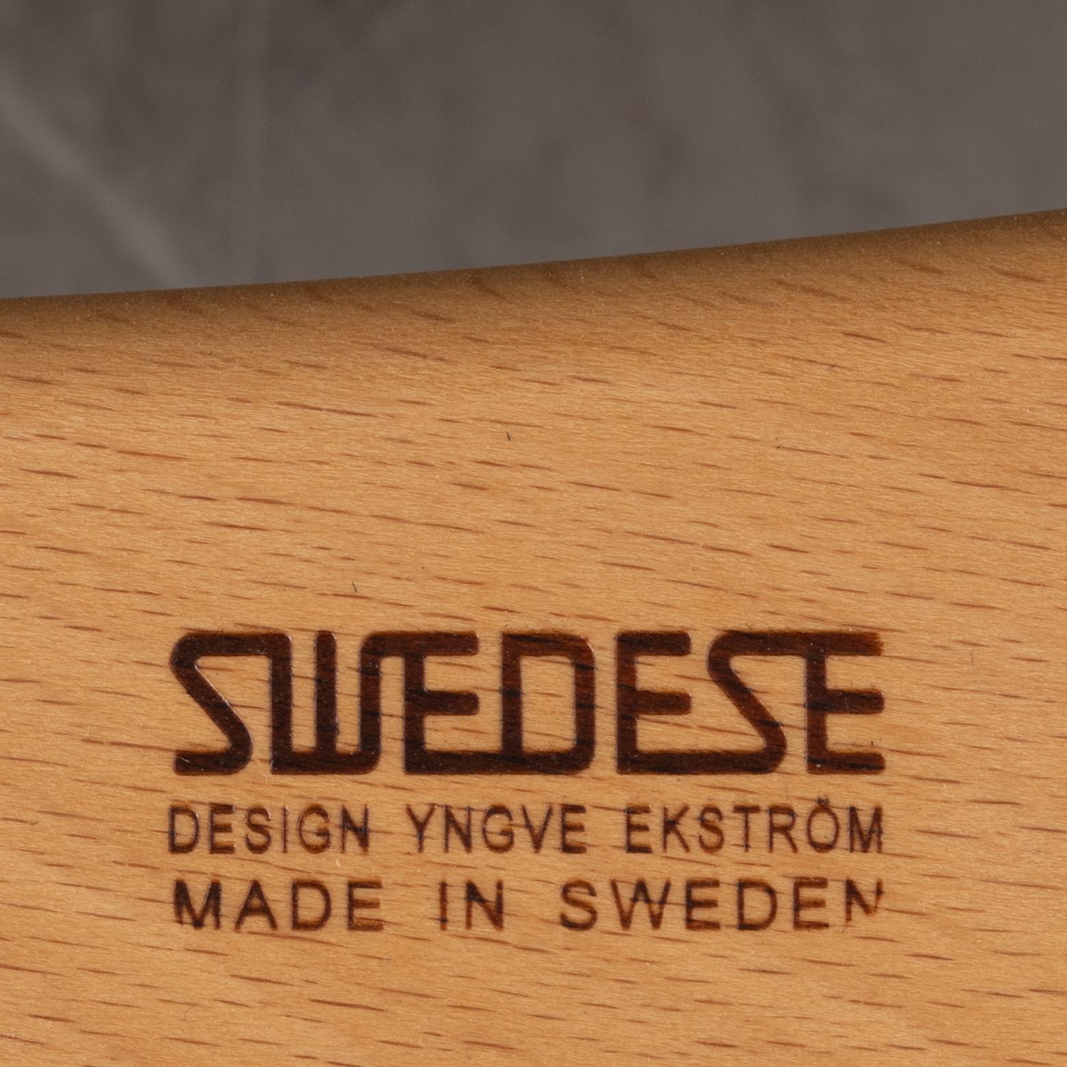 Yngve Ekström, karmstolar, ett par, "Lamino", Swedese, Sweden, 2011.