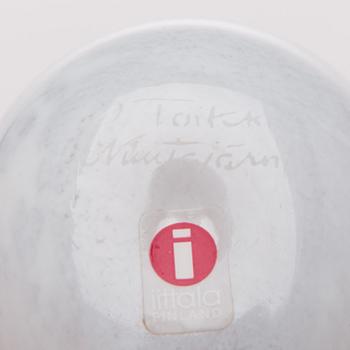 OIVA TOIKKA, LASILINTU, signeerattu O. Toikka Nuutajärvi.