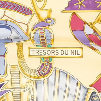 Hermès, a silk scarf 'Tresors Du Nil'.