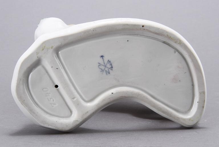 FIGURINER, 2 st, porslin, Ens, 1900-talets andra hälft.