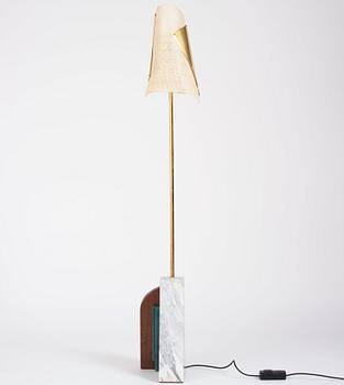 Erik Bratsberg, a "Lorian", floor lamp, first edition, executed in his workshop, Stockholm, 2021.