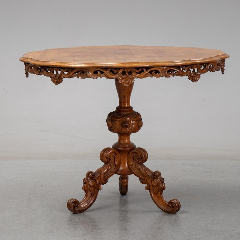 A rococo-style table from the second half of the 20th century.