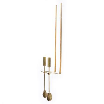 Pierre Forssell, a pair of wall sconces, 'Pendeln', Skultuna, Sweden.
