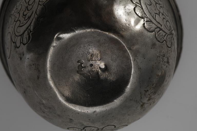 TUMLARE, 3 st, silver, Ryssland 1700-tal. Bla Moskva 1792. Totalvikt ca 90 gram.