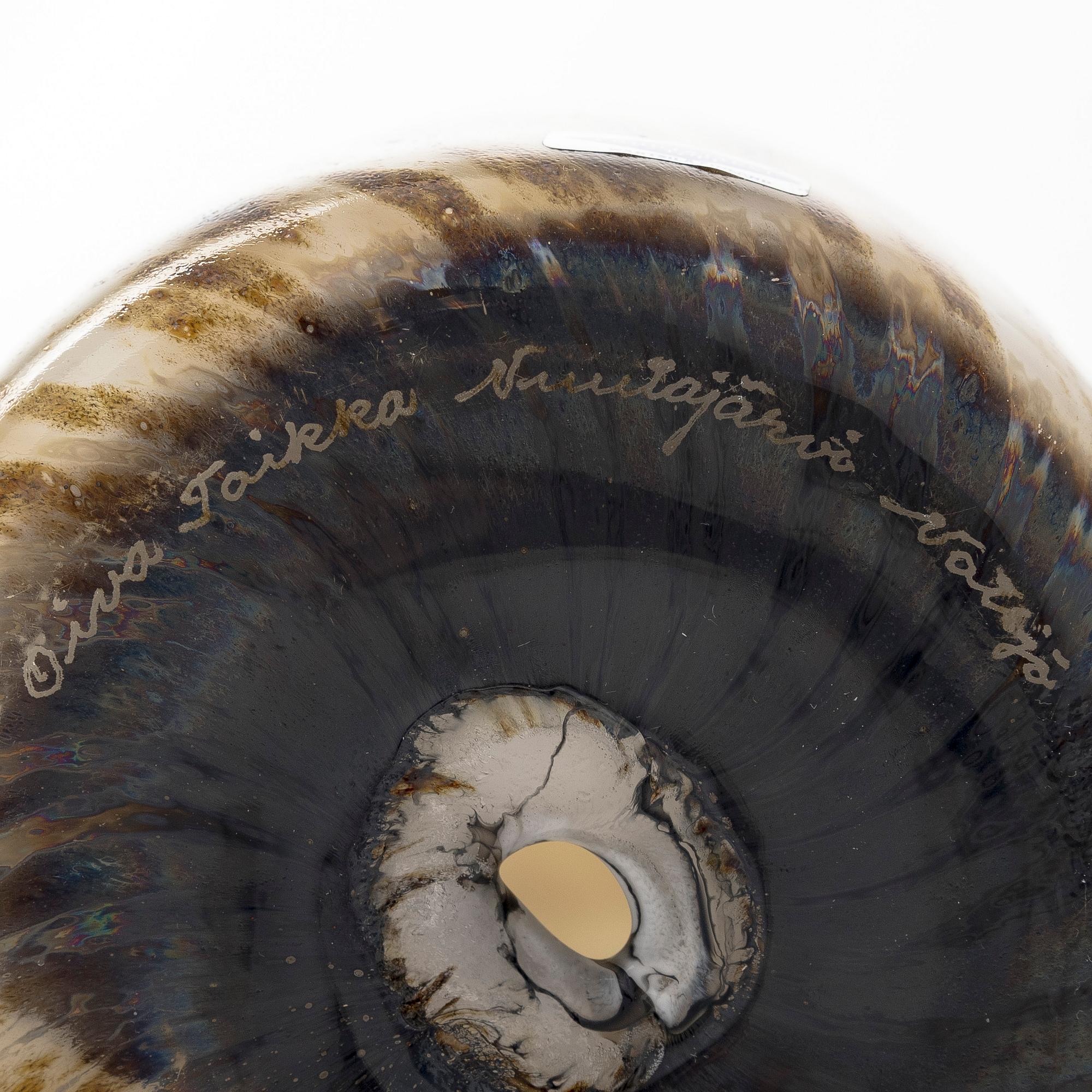 Oiva Toikka, An 'Eagle Owl' glass bird, signed Oiva Toikka Nuutajärvi Notsjö.