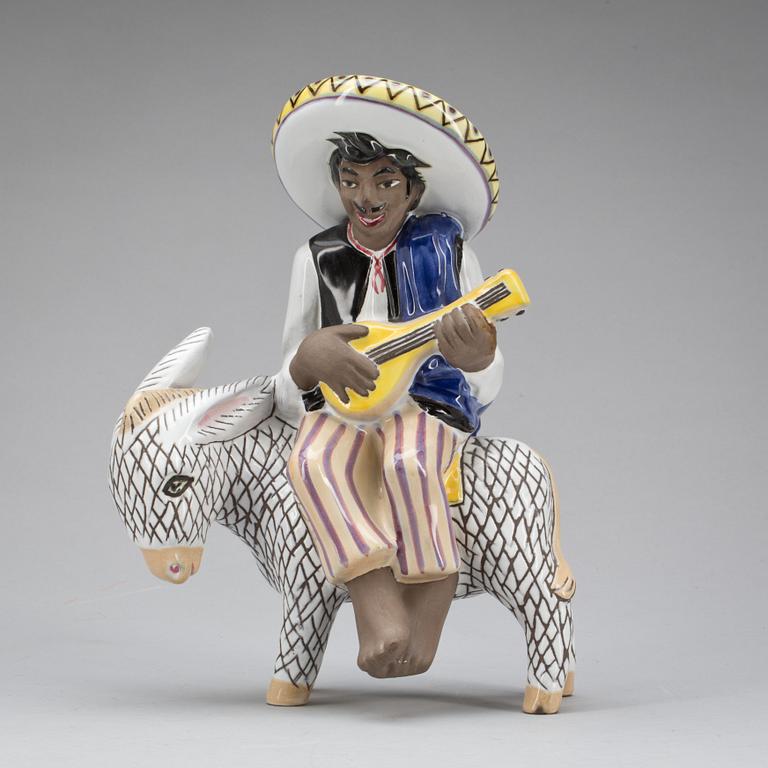 FIGURIN, keramik, Dorothy Clough, Upsala-Ekeby.
