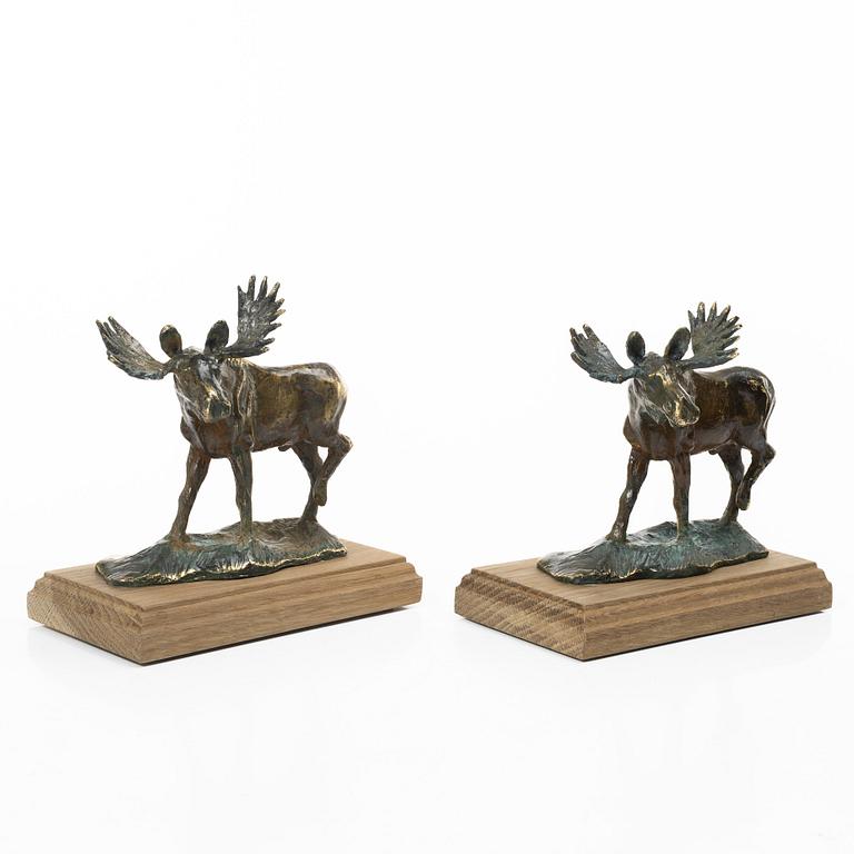 Torbjörn Forsberg, Moose bulls, 2 pcs.
