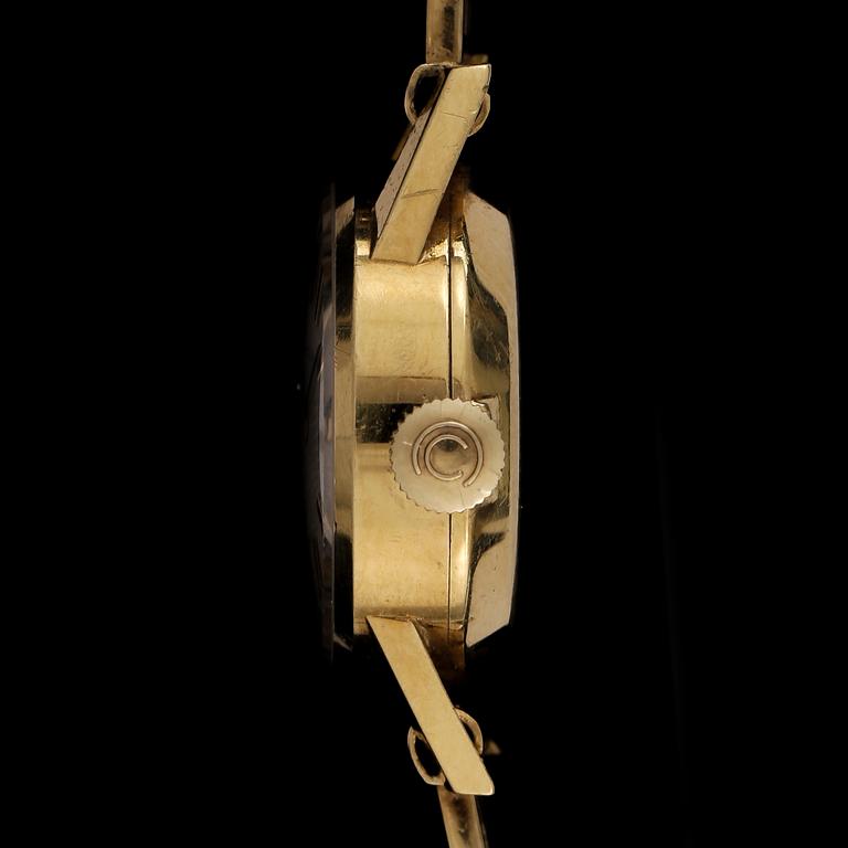 DAMARMBANDSUR, guld 18K, Certina, 1900-talets andra hälft. Tot vikt ca 22 gram.