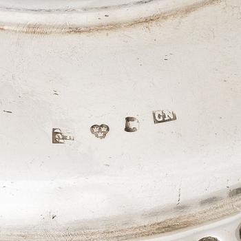 A Swedish Late Empire Silver Sauce Bowl, mark of Carl Nyström, Stockholm, probably 1846.