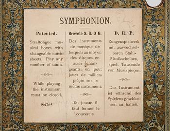 SPELDOSA, Symphonion, jugend, 1900-talets första del.