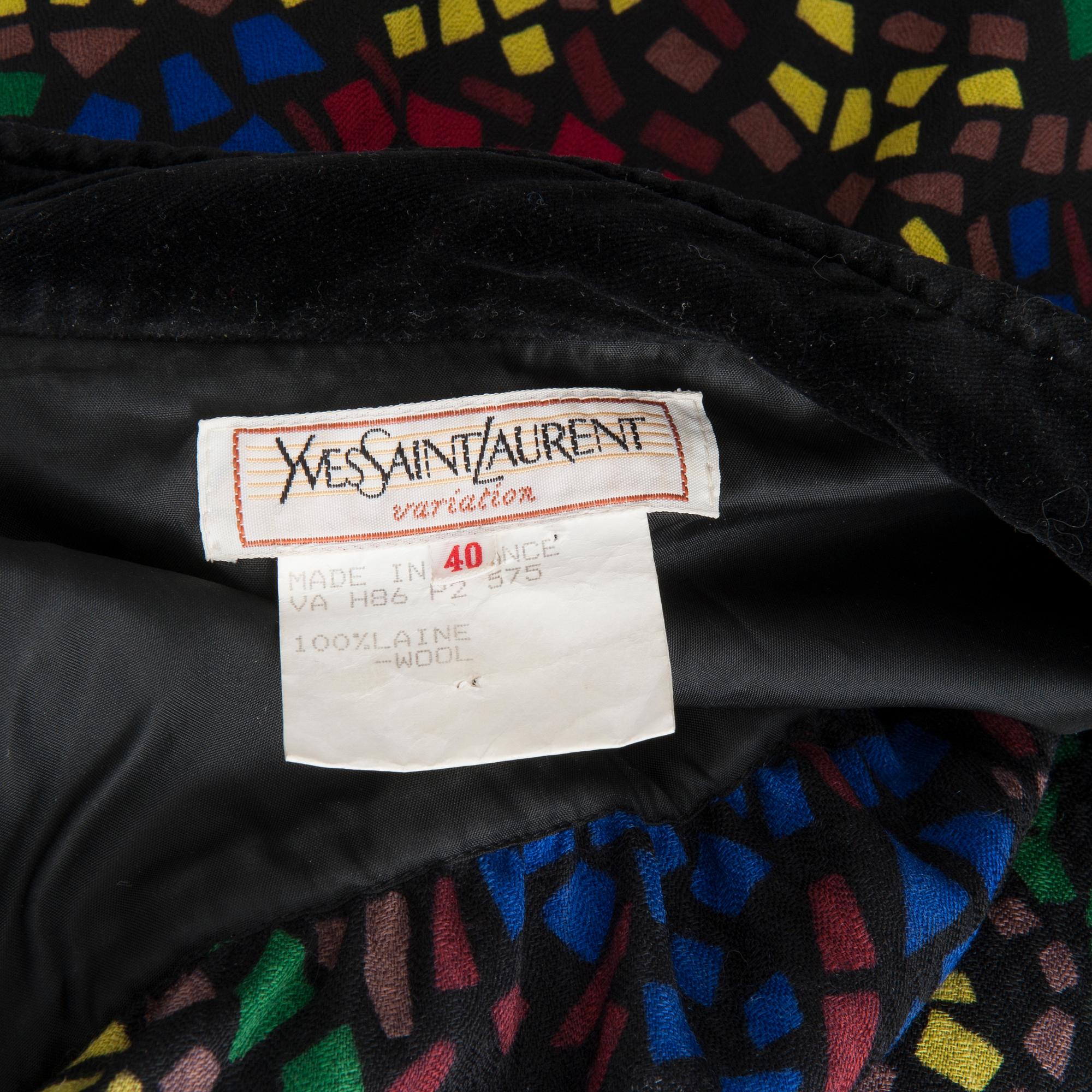 KLÄNNING, Yves Saint Laurent, storlek 40.