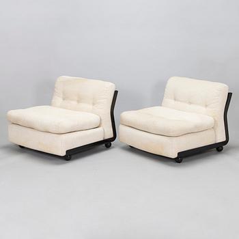 Mario Bellini, A pair of 'Amanta' armchairs for C&B Italia,  second half of the 20th century.