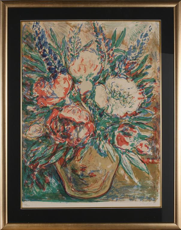 ALBIN AMELIN, färglitografi, signerad och numrerad 190/360.