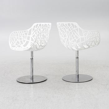 Karmstolar, fyra stycken, "Forest", Fast Design, Italien, 2000-tal.