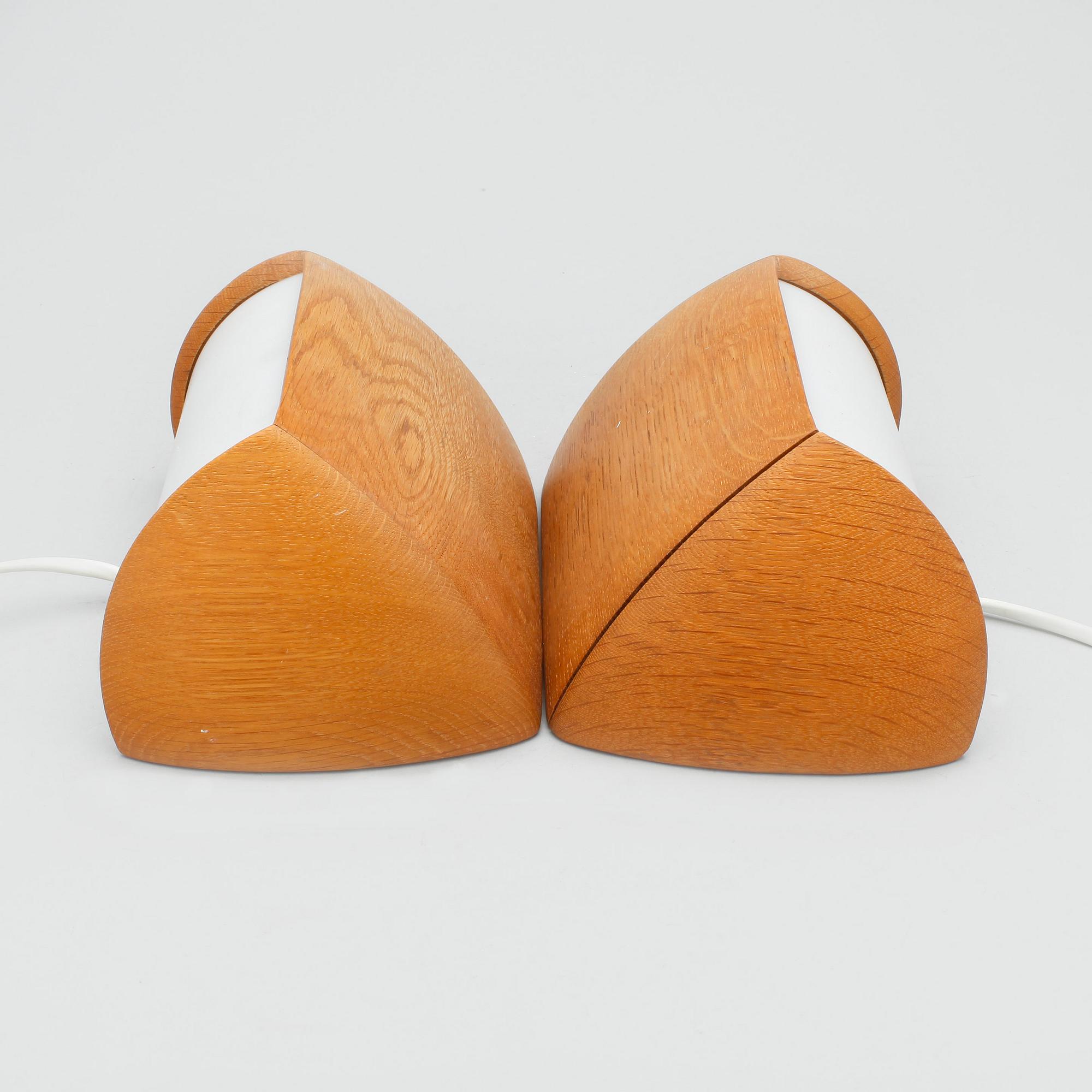 SÄNGLAMPOR, ett par, Uno och Östen Christiansson för Luxus, 1960-tal.