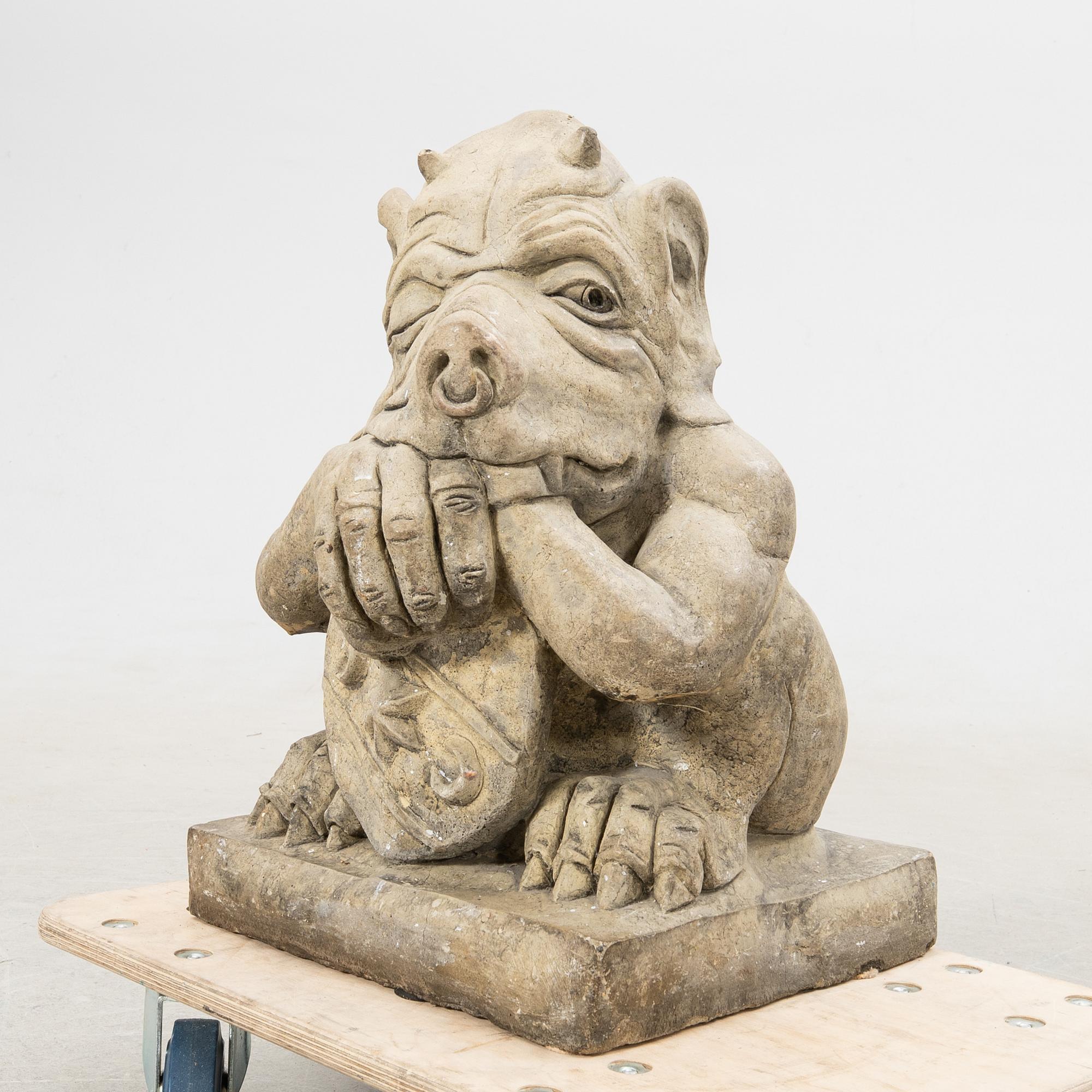 Trädgårdsskulptur 1900-tal.