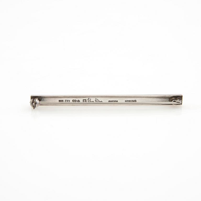 Wiwen Nilsson, brosch sterilng silver, Lund 1964.