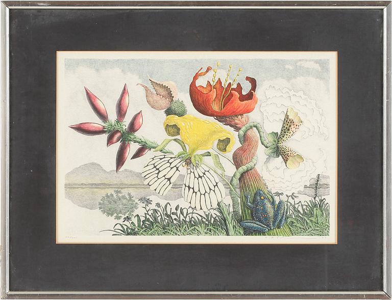 KARL AXEL PEHRSON, färglitografi signerad och numrerad 116/375.