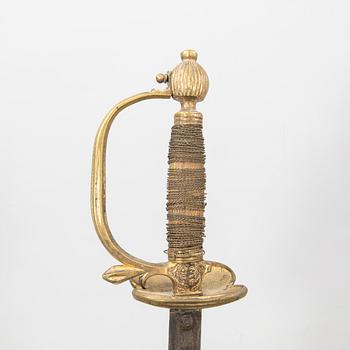 A Swedish infantry officer's sword, 1840s.