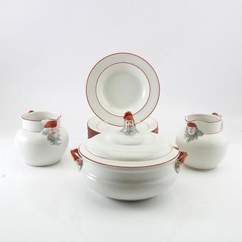 Service 15 dl "Herrgårdsjul" Rörstrand 20th century porcelain.