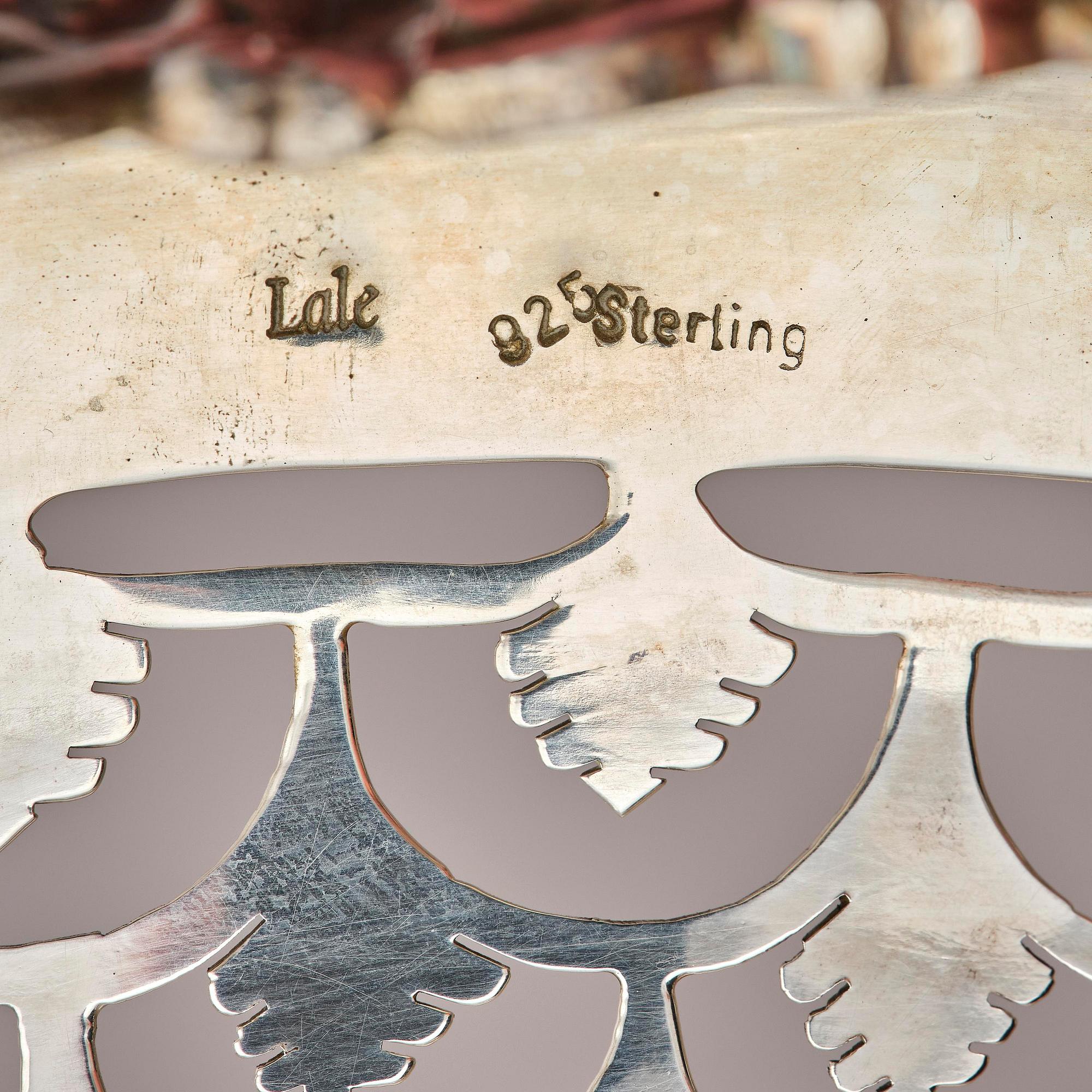 Lale Silverware & Co Ltd, vinkylare, sterling silver, Istanbul, Turkiet 1900-tal.