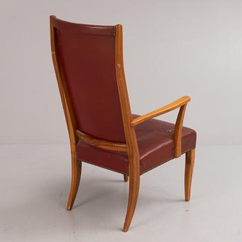 Josef Frank, a model 637 chair, Firma Svenskt Tenn, prior to 1985.