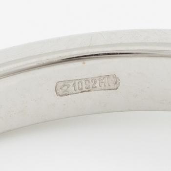 Ring 18K white gold with brilliant-cut diamond 1.42 ct.