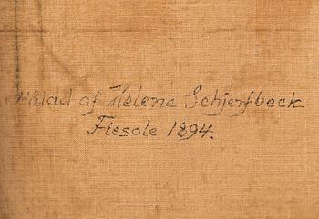 Helene Schjerfbeck, "Cypresser, Fiesole".