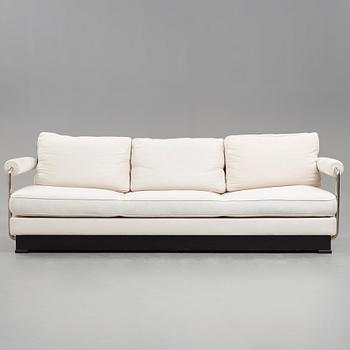 Axel Einar Hjorth, a "Typenko" steel and black lacquered birch sofa, Nordiska Kompaniet, Sweden 1932.