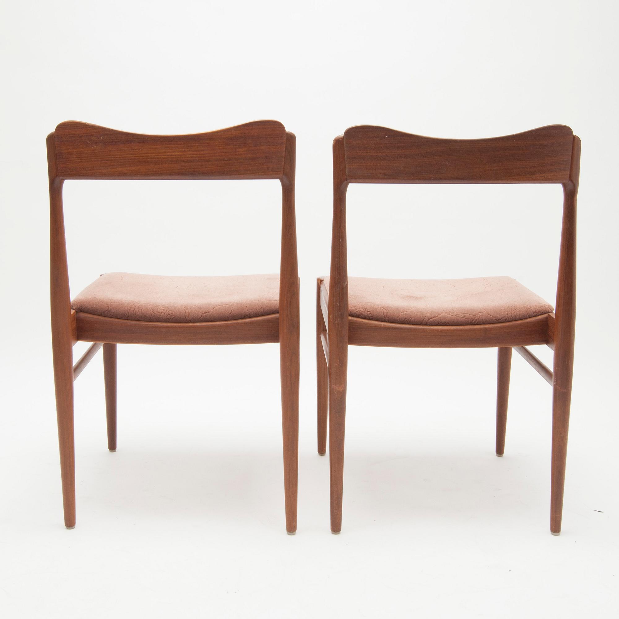 BORD och STOLAR, 4 st, 1960-70-tal.