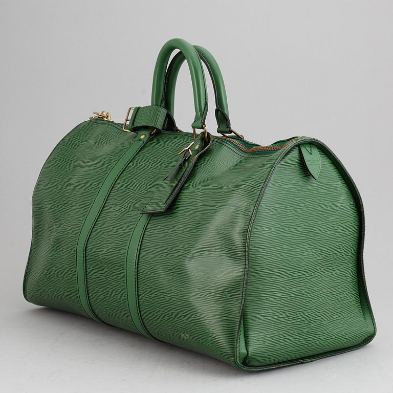 LOUIS VUITTON, weekendbag, "Epi keepall 45".