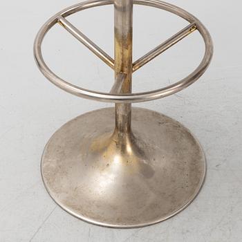 A set of three bar stools from Johansson Design, Sweden, late 20th century.