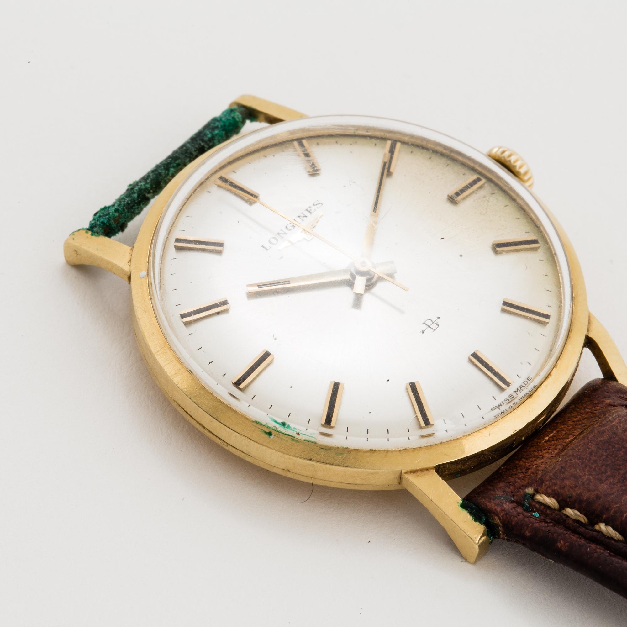 Longines, Bofors, wristwatch, 34 mm.