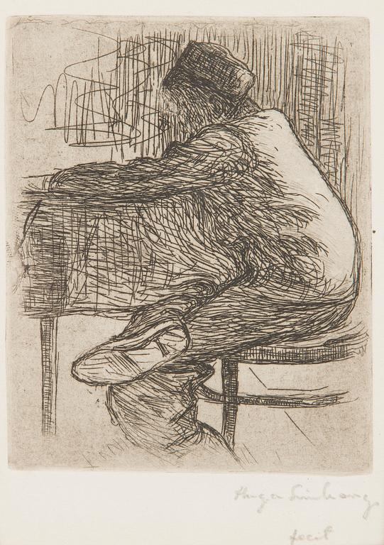 Hugo Simberg, Vid bordet.